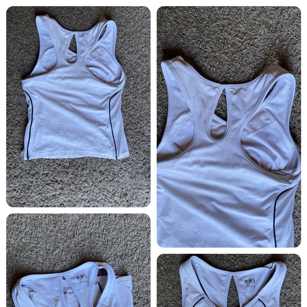 Nike built in bra athletic tank top